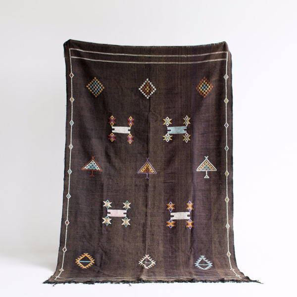 Arabian Nights Sabra Silk & Wool Kilim - 4'-10" x 7'-10"