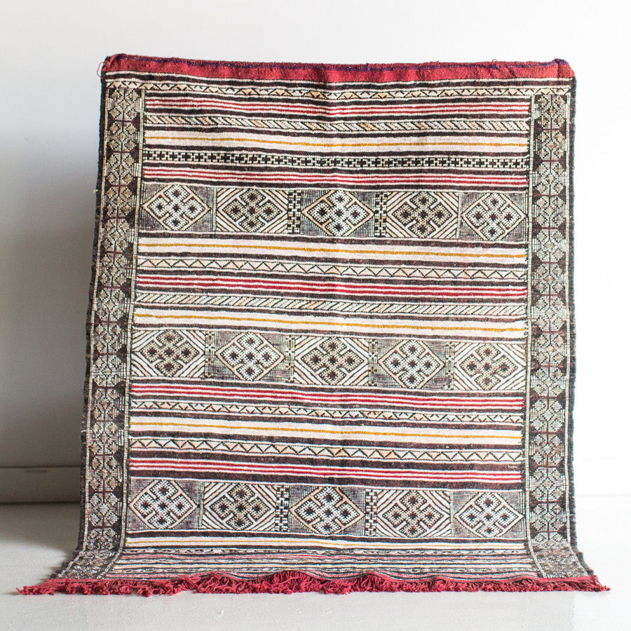 Moroccan handwoven kilim rug