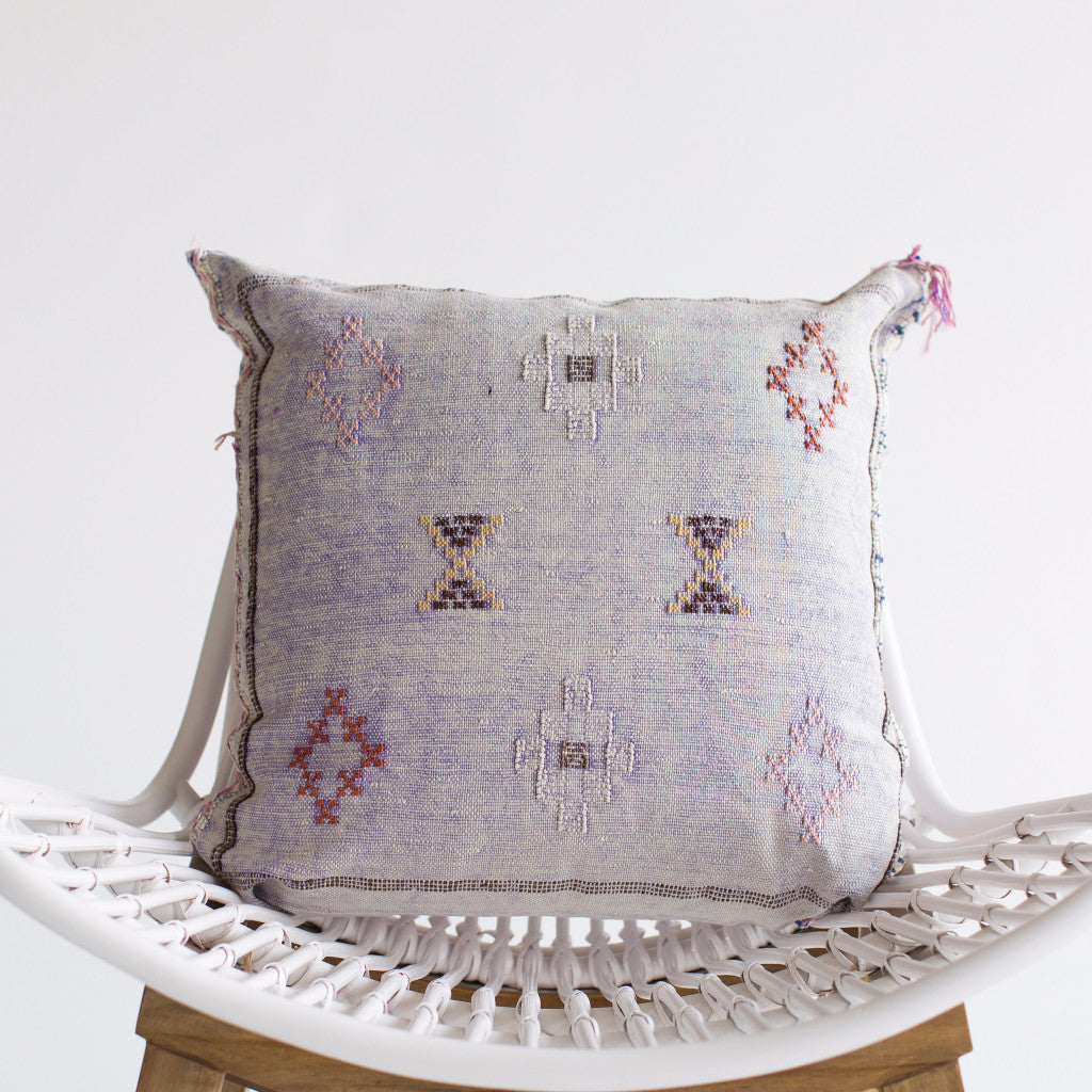 Lavender Sabra Silk Pillow